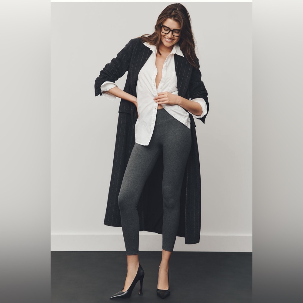 By Anthropologie Solid Leggings in Grey